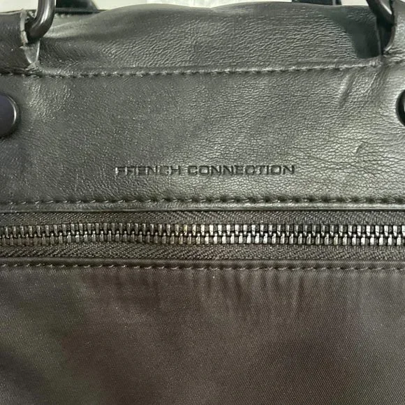 French Connection Black Satchel - Picture 3 of 3